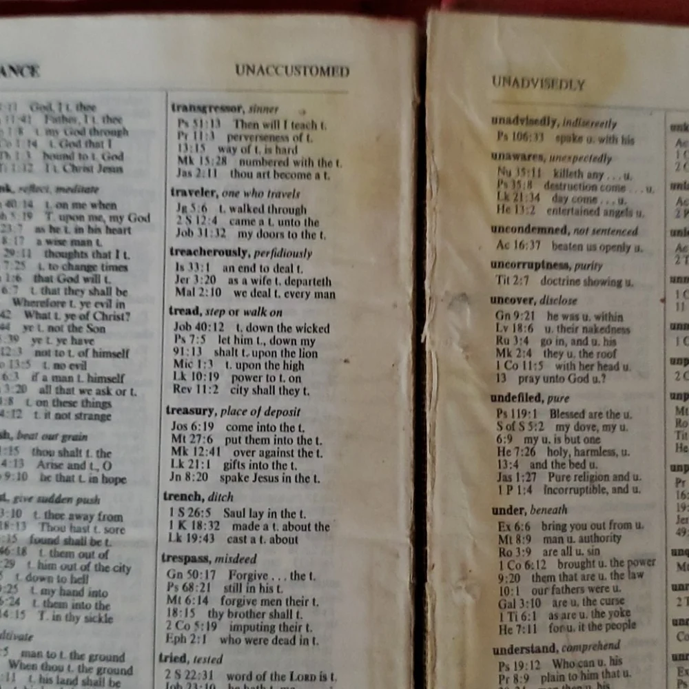 1966 Red VINTAGE KJV BIBLE Maps Prayers Photos Christian Religion Jesus